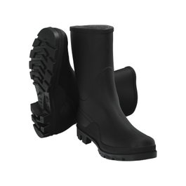 WOLFPACK LINEA PROFESIONAL Bottes basses en caoutchouc noires, taille 36