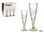 Vivalto Coupe à Cava Vert 170 ml en Verre 6.5 x 20 x 6.5 cm (Set de 48)