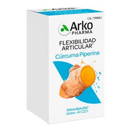 ARKOPHARMA CURCUMA piperina 40 arkocapsulas