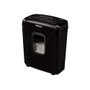 Fellowes 4631101 Destructeur de Papier 6M Minicorte Noir, Coupe 4x12mm, 6 Feuilles, 13L