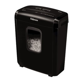 Fellowes Powershred 6M Déchiqueteuse de Papier Mini-Coupe 13L Noire