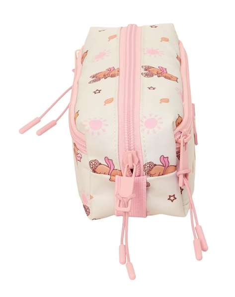 Safta Porte-tout triple petit avec élastique 22 cm, dimensions 22x8.5x6 cm - À partir de 36 mois