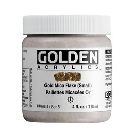 Golden Peinture Acrylique Heavy Body Or Mica Flake (Fino) 118 ml