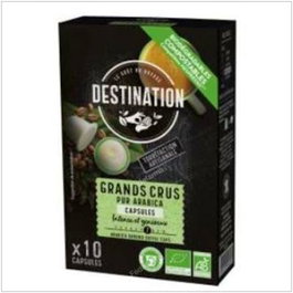 DESTINATION Café Pur Arabica Grands Crus BIO 10 capsules