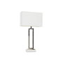 Lampe de bureau Home ESPRIT Blanc Argenté 50 W 220 V