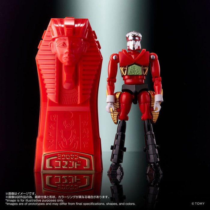 Takara Tomy Legacysoul Figurine Microman Command No. 2 Set de 4