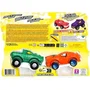 Moose Toys Goo Mobiles Turbo Tyger vs Rumbler Jaw - Kit de 2 Véhicules Miniatures Super-Élastiques et Gluants Heroes of Goo Jit Zu - Collection