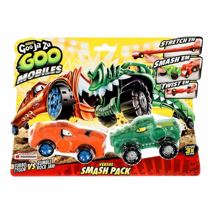 Moose Toys Goo Mobiles - Turbo Tyger vs Rumbler Jaw Moose Toys Goo Mobiles - Turbo Tyger vs Rumbler Jaw