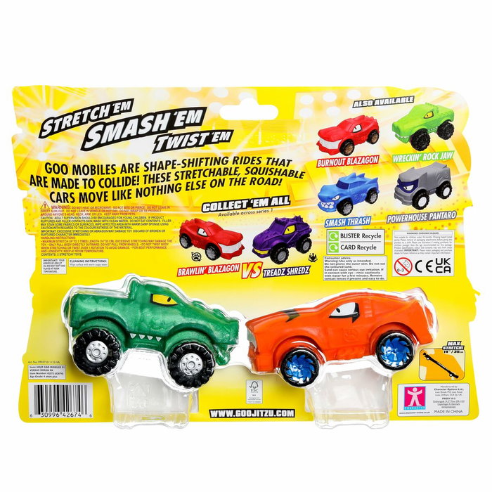 Moose Toys Goo Mobiles - Turbo Tyger vs Rumbler Jaw Moose Toys Goo Mobiles - Turbo Tyger vs Rumbler Jaw