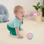 Bright Starts Set Cadeau O'Ball Grasp the Day avec Hochet Oball Shaker et Balle Classique - Coffret 2 Jouets Bébé en Rose, Violet, Turquoise