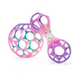 Bright Starts Set Cadeau O'Ball Grasp the Day avec Hochet Oball Shaker et Balle Classique - Coffret 2 Jouets Bébé en Rose, Violet, Turquoise