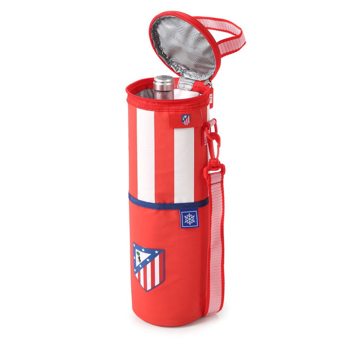 Atletico de Madrid Gourde isotherme avec revêtement TPE Ripstop 1500ml - Taille 11x11x32cm