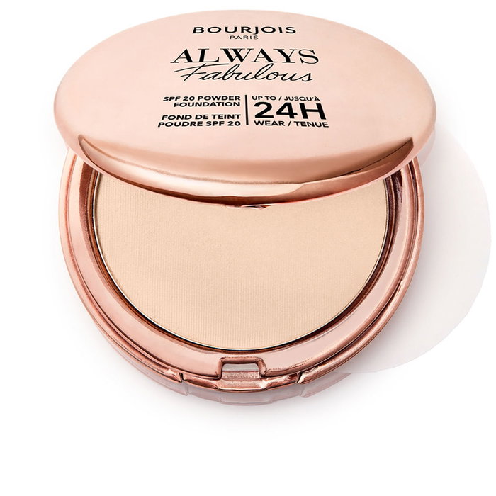Bourjois Base de Maquillage Poudre Always Fabulous SPF20 #100-Rose Ivoire 7g Waterproof Bourjois Base de Maquillage Poudre Always Fabulous SPF20 #100-Rose Ivoire 7g Waterproof