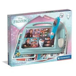 Clementoni - Pupitre éducatif interactif La Reine des Neiges - Jeu enfant 18 activités formes, couleurs et chiffres avec stylo électronique