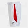 Short de Sport pour Enfants Joma Sport Glasgow Blanc Rouge
