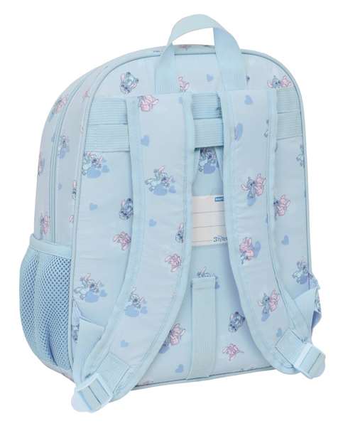 Safta Mochila Infantil Adap.Carro Stitch 28X34X10Cm, Sac à dos d'enfant adaptable au chariot Stitch, 36 mois et plus Safta Mochila Infantil Adap.Carro Stitch 28X34X10Cm, Sac à dos d'enfant adaptable au chariot Stitch, 36 mois et plus