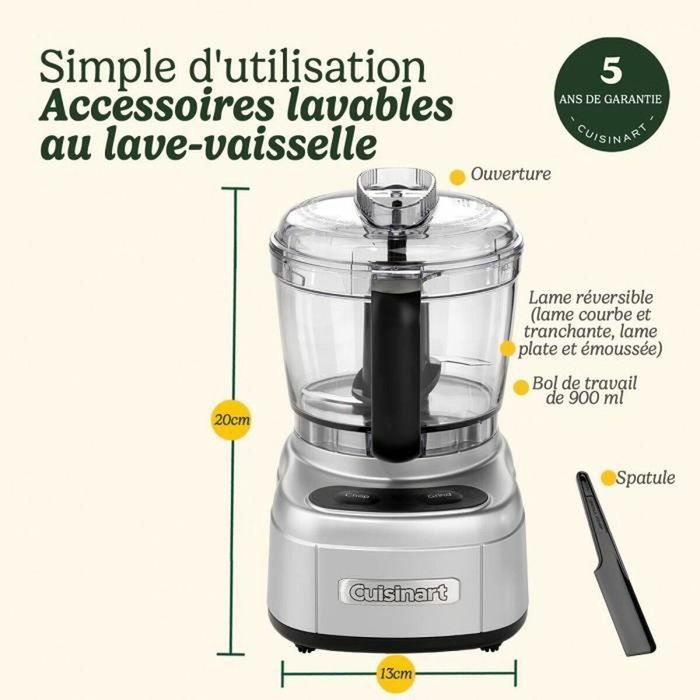 Cuisinart ECH4E Mini Prep Pro Gris