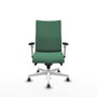 Piqueras Y Crespo Chaise de bureau Albacete, Synchrone, Vert émeraude