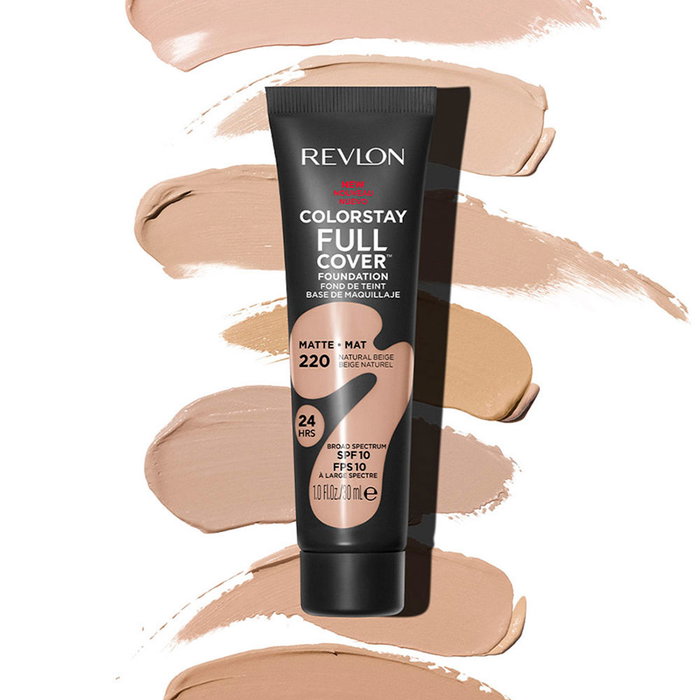 Revlon Fond de teint COLORSTAY FULL COVER #220-Beige Naturel 30 ml Couvrance Complète
