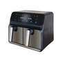 Unold 58685 Friteuse sans huile Double Twin Zone, noir argenté