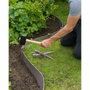 Nature Ancres pour bordure de jardin en polyéthylène recyclé - Beige taupe