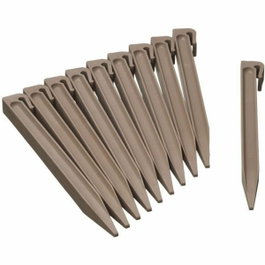 Nature Ancres pour bordure de jardin en polyéthylène recyclé - Beige taupe