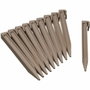 Nature Ancres pour bordure de jardin en polyéthylène recyclé - Beige taupe
