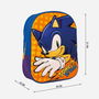 Cartable 3D Sonic Bleu 25 x 31 x 9 cm Orange