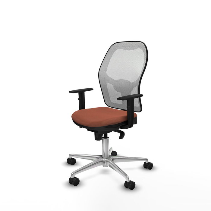 Piqueras y Crespo Chaise de Bureau 1D086N0 Blanc Marron Piqueras y Crespo Chaise de Bureau 1D086N0 Blanc Marron