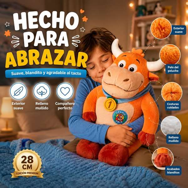 7th player Peluche Grand Prix Vaquilla Maria Fernanda 28 cm