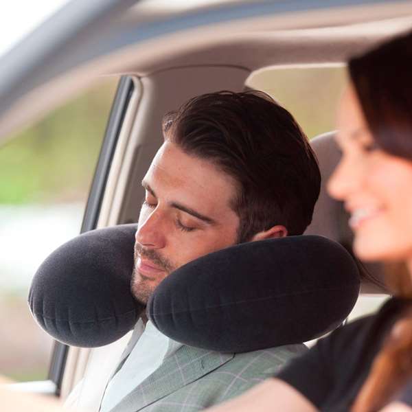 Intex Oreiller de voyage gonflable - 36 x 30 x 10 cm - Confort cervical pour avion et voiture, PVC Intex Oreiller de voyage gonflable - 36 x 30 x 10 cm - Confort cervical pour avion et voiture, PVC