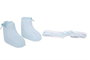 Muñecas Arias Set de chaussettes bleu avec bandeau pour la tête, langues: espagnol