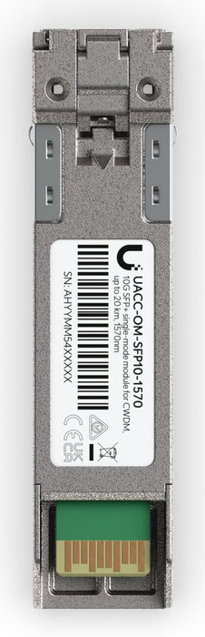 Ubiquiti Module optique SFP+ CWDM 1570nm monomode 10G Ubiquiti Module optique SFP+ CWDM 1570nm monomode 10G