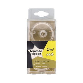 TOMMEE TIPPEE Tétines en silicone rondes, pack de 2