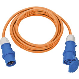 Brennenstuhl Câble d'extension Camping/Maritime CEE 5m Orange