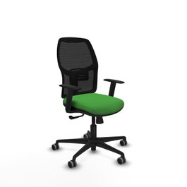 PIQUERAS Y CRESPO Chaise Alfera Synchro Vert Maille Noir