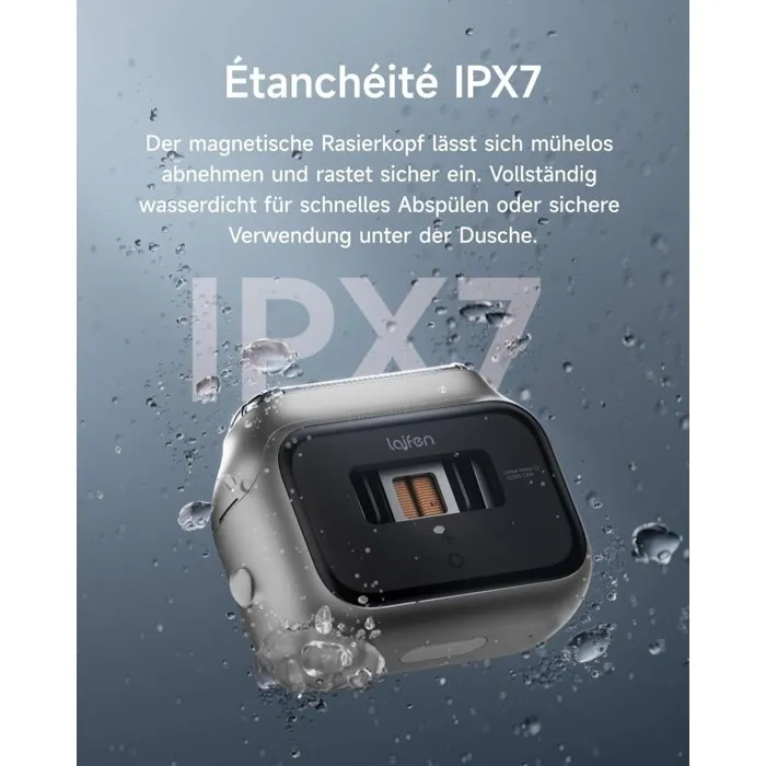 Laifen P3 Pro Rasoir électrique avec moteur linéaire et lame aluminium Laifen P3 Pro Rasoir électrique avec moteur linéaire et lame aluminium