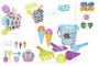 Color Baby - Jeu de plage Cubo de playa crabe diamètre 14 cm avec pelle, râteau et 3 moules à glace - Dès 3 ans