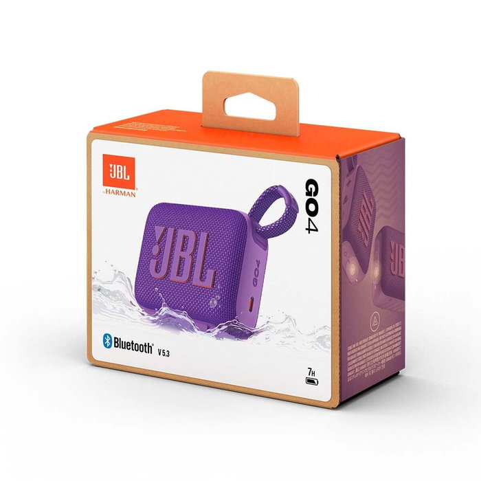Haut-parleurs bluetooth portables JBL JBLGO4PUR Pourpre
