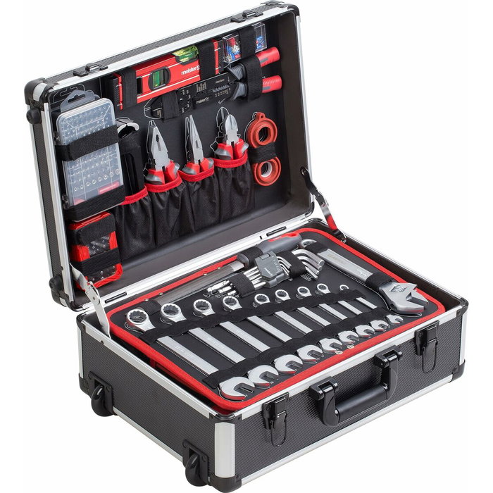 Meister Chariot à outils 230 pièces en acier Meister Chariot à outils 230 pièces en acier