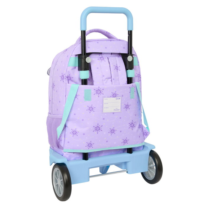Cartable à roulettes Frozen Spirit Lila 33 x 45 x 22 cm