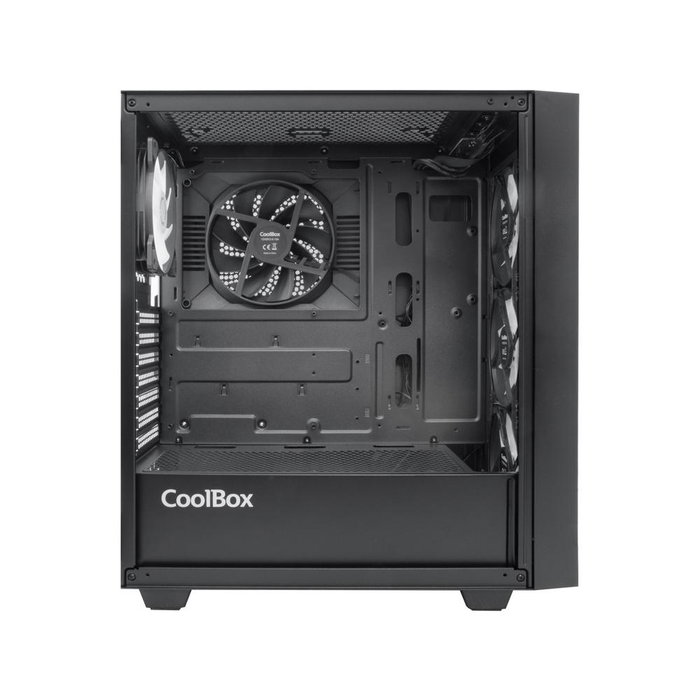 Coolbox GA300 Grid Line Boîtier PC Gaming Tour ARGB Verre Trempé USB-C 3.0 Ventilation 5 Ventilateurs Noir Coolbox GA300 Grid Line Boîtier PC Gaming Tour ARGB Verre Trempé USB-C 3.0 Ventilation 5 Ventilateurs Noir