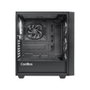 Coolbox GA300 Grid Line Boîtier PC Gaming Tour ARGB Verre Trempé USB-C 3.0 Ventilation 5 Ventilateurs Noir