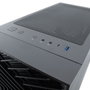 Coolbox GA300 Grid Line Boîtier PC Gaming Tour ARGB Verre Trempé USB-C 3.0 Ventilation 5 Ventilateurs Noir