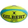 Gilbert GTR4000 Ballon de Rugby d'Entraînement Taille 4 Fluorescent - Lot de 5