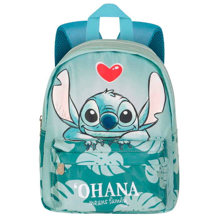 KaracterMania Mochila Ohana Stitch Disney 27 cm - Sac à dos préscolaire léger avec un compartiment et poche frontale - Dos rembourré respirant KaracterMania Mochila Ohana Stitch Disney 27 cm - Sac à dos préscolaire léger avec un compartiment et poche frontale - Dos rembourré respirant