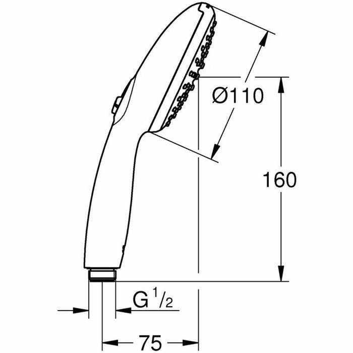 Grohe Vitalio Start 110 279462431 Noir Mat