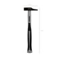 WOLFPACK LINEA PROFESIONAL Marteau de menuisier Maurer 18 mm avec manche en fibre de verre