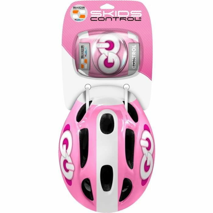 Stamp Set de protection SKIDS CONTROL - Casque, coudières et genouillères - Rose Stamp Set de protection SKIDS CONTROL - Casque, coudières et genouillères - Rose