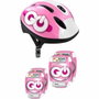 Stamp Set de protection SKIDS CONTROL - Casque, coudières et genouillères - Rose